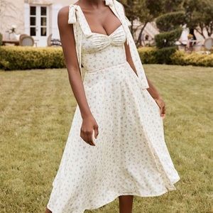 House of CB lemon floral dress